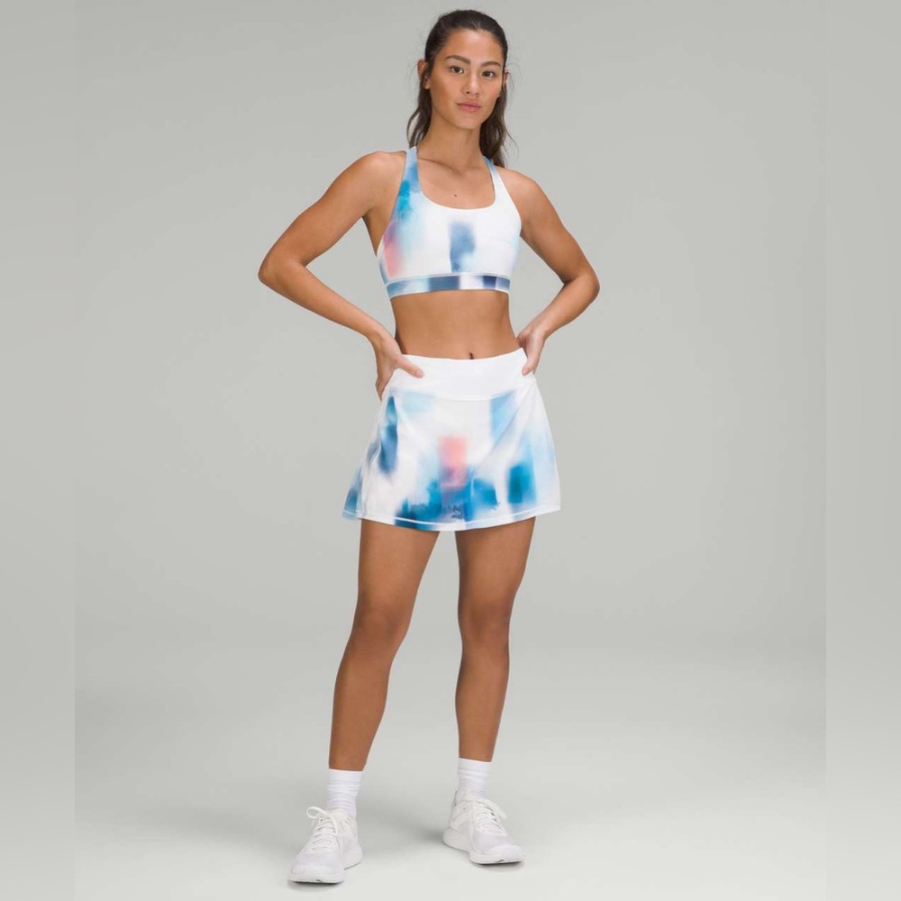 Lululemon Pace Rival Skirt in Baseline Wash Print Multi